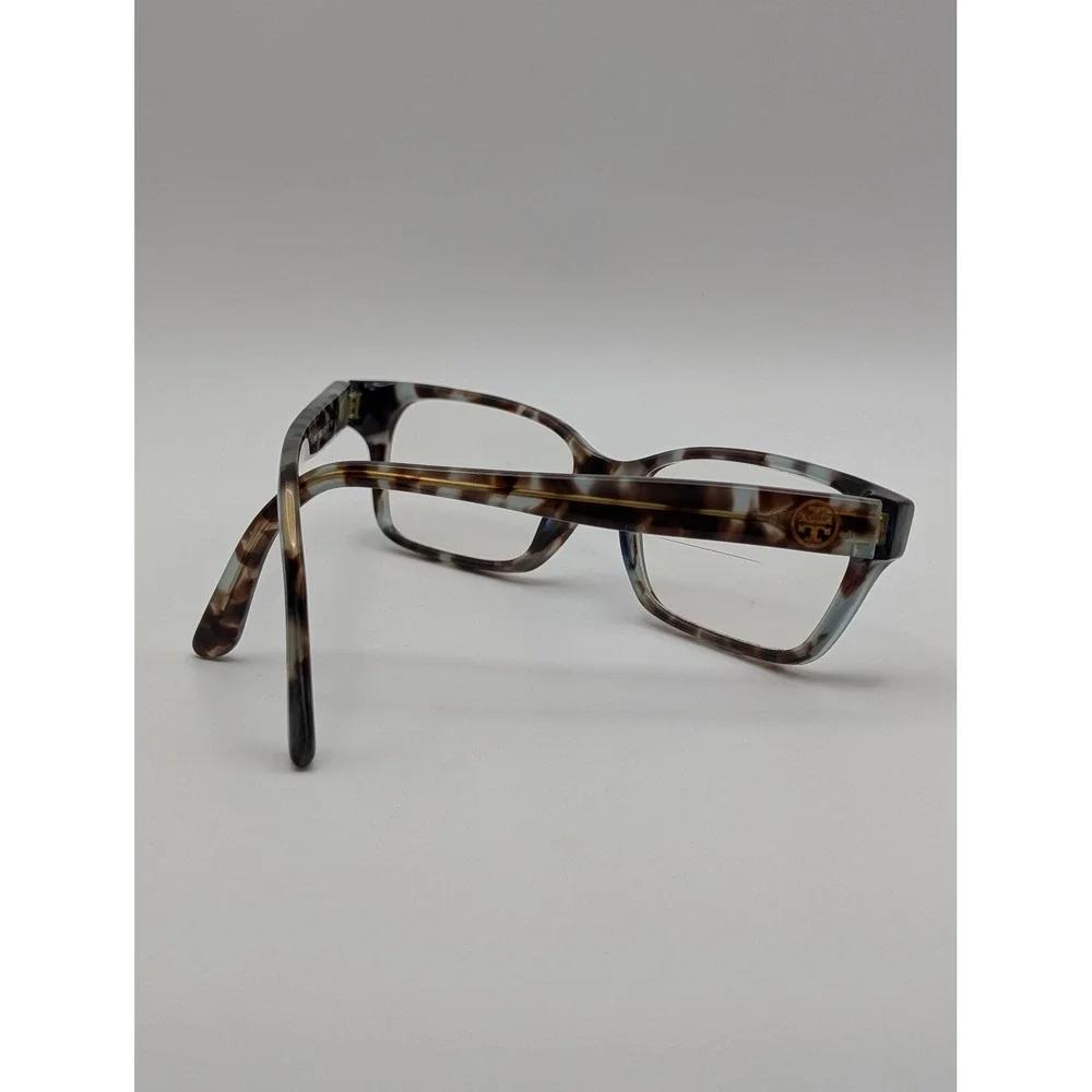 Tory Burch TY2080 Eyeglasses Frames Only Blue Tortoise Full Rim Gold Logo 53mm